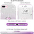 BENTOBEN iPhone 8 Plus Case, iPhone 7 Plus Case, Sparkly Glitter Slim Phone Case with 360° Ring Holder Kickstand Car Mount Supported Dual Layer Protective Cover for iPhone 8 Plus/iPhone 7 Plus, Purple