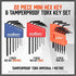 SEDY 22 Piece Mini Hex Key Allen Wrench Set - Hex/Torx, Metric/SAE (3-IN-ONE, Cr-V)