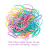 10 Pack White Cotton Scrunchies for Tie Dye Hair Elastic Hair Ties Pony Tail Holder for Party