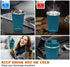 MOMSIV 12oz Travel Mug, Insulated Coffee Cup with Leakproof Lid, Travel Coffee Mug Vacuum Stainless Steel Double Walled Reusable Coffee Cup for Hot and Cold Water Coffee(Blue - 380ml)