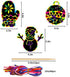 DIYASY Christmas Scratch Art Paper,48 Pcs Crafts Kits Magic Rainbow Scratch Cards for Xmas Tree Ornaments and Kids Birthday Decoration