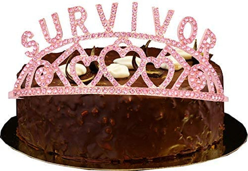 Breast Cancer Survivor Satin Sash, Survivor Tiara for celebrating Breast Cancer Surviving?Cancer Awareness Jewelry for Women, Pink Ribbon Breast Cancer Sash, Breast Cancer Fighter Party Item, Breast C