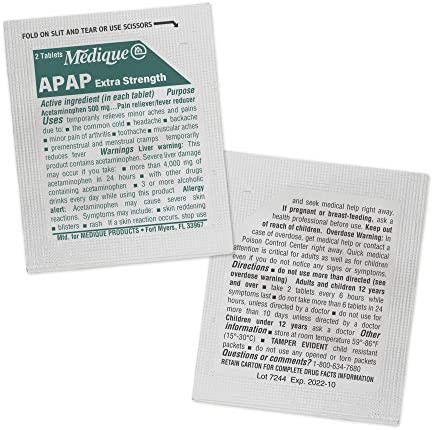 Medique @ Home 70433 Extra Strength APAP Tablets, Non-Aspirin, 100-Count