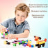 TOYLI 100 Piece Linking Cubes Set for Counting, Sorting, STEM, Connecting Blocks Math Links Manipulatives Educational Toy for Preschool, Kindergarten, Homeschool