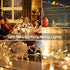 echosari 100 LEDs Outdoor LED Fairy String Lights Battery Operated with Remote (Dimmable, Timer, 8 Modes) - Warm White