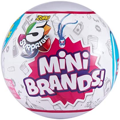 5 Surprise Mini Brands Mystery Capsule Real Miniature Brands Collectible Toy by ZURU