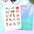 Premium Printable Vinyl Sticker Paper - 20 Sheets Glossy White Waterproof Decal Paper for Inkjet Printer Vivid Colors Self-Adhesive Labels Crafts DIY Project Standard Full Letter Size 8.5"x11"