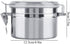 Coffee Canister Airtight - Stainless Steel Coffee Container Vacuum Sealed Storage Jar for Coffee Sugar Tea Bean(4 Sizes) (S)