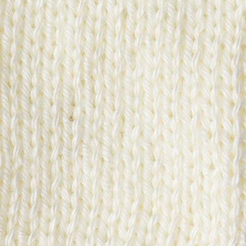 Caron Simply Soft Solids Yarn (4) Medium Gauge 100% Acrylic - 6 oz - Off White - Machine Wash & Dry