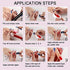 Aikker Dip Powder Gel Liquid Set 7pcs Base Top Coat Activator Dipping Powder Tools Kit with Recycling Tray Nail Brush File AK19