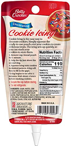 Betty Crocker Cookie Icing, Red, 7 oz