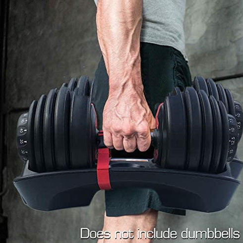Transport Travel Straps for Dumbbells – Only Compatible with Bowflex SelectTech 552 Adjustable Dumbbells with Fitness Dial - Cradle Base to Dumbbell – Carry and Storage