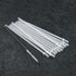 ALINK 12-Pack Reusable Plastic Clear Straws, 13 inch Extra Long Tumbler Straws for 1 Gallon, 64/32 oz Water Bottles, Plus Cleaning Brush