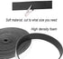 Storystore Foam Insulation Tape Self Adhesive,Weather Stripping for Doors and Windows,Sound Proof Soundproofing Door Seal,Weatherstrip,Cooling,Air Conditioning Seal Strip (1In x 1/8In x 33Ft, Black)