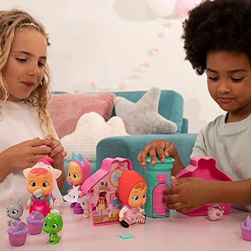 Cry Babies Magic Tears Storyland - Story House Series | 10 Surprise Accessories, Surprise Doll | Kids Age 3+