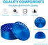 KINGTOP Spice Grinder Large 3.0 Inch Blue