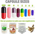 XPRS Nutra Size 0 Empty Capsules - 500 Count Clear Empty Vegan Capsules - Capsules Express Vegetarian Empty Pill Capsules- DIY Vegetable Capsule Filling- Veggie Pill Capsules Empty Caps