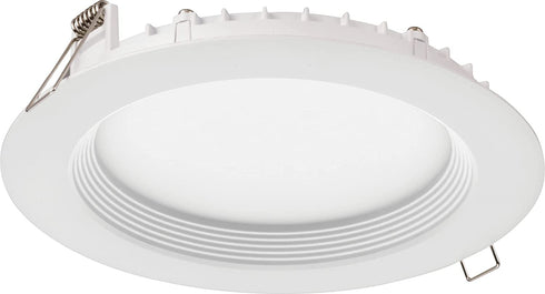 Juno WF6 REG SWW5 90CRI MW M6 Round Baffle LED Downlight, 120 Volts, 2700K/3000K/3500K/4000K/5000K, Triac Dimming, 6-Inch Regressed Lens, Matte White