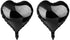Happy BAEDAY Black Balloon Kit | Valentines Day Balloons | Anniversary Decorations | Best Black Balloons For Him | 16" XO Letter Balloons | Foil & Confetti Balloons | Black Heard Balloons