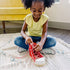 Melissa & Doug Deluxe Wood Lacing Sneaker - Learn to Tie a Shoe Educational Toy - Shoe Tying Practice For Kids, Developmental Toys For Preschoolers And Toddlers