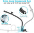 APPS2Car GPS Mount, Upgraded 13.5-Inch Gooseneck Suction Cup GPS Mount for Truck/Van/Car, Windshield Dashboard GPS Holder for Garmin Dezl Drive Nuvi Zumo DriveSmart DriveassistRV StreetPilot
