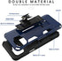 CoverON for Motorola Moto One 5G Phone Case/Moto G 5G+ Plus Case, Magnetic Slide Kickstand Ring Rugged Cover- Navy Blue