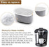 12 Pack Keurig Compatible Water Filters Replacement by Possiave - Charcoal Water Filters for Keurig - Fit Keurig 2.0 and 1.0 Classic Coffee Makers