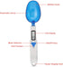 Kitchen Scale Spoon Gram Measuring Spoon, 500g/0.1g Blue Cute Digital Weight Scale Spoon Milligram Measuring Scoop Grams Electronic Measuring Cup for Portioning Tea, Flour, Spices, Medicine
