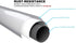 BRIOFOX Tension Curtain Rod 27-43 Inches, Rust-Resistance Shower Curtain Rod for Windows or Doorways, Matte White