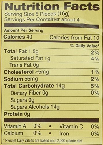 Werther's Original Sugar Free Candies, Caramel Chocolate, 2.35 Ounce
