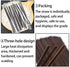 Coffee Stirrers Sticks 400 Individually Wrapped 6.7in?Disposable coffee straw stirring rod?Coffee Straw?Disposable Plastic Drink Stirrer Sticks Health and Safety Three-hole coffee straw