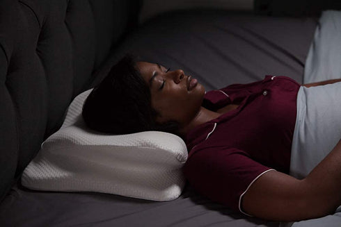 Copper Fit Standard Angel Ultimate Memory Foam Pillow for Side and Back Sleepers, White, 1 Count (Pack of 1)