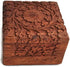 Artncraft Jewelry Box Novelty Item, Unique Artisan Traditional Hand Carved Rosewood Jewelry Box From India Inside