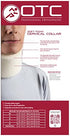 OTC Cervical Collar, Soft Contour Foam, Neck Support Brace, White Narrow 2.5" Depth, Large