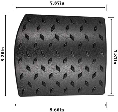 Danti Black Cowl Body Armor Outer Cowling Cover for Jeep Wrangler JK JKU Unlimited Rubicon Sahara X Off Road Sport 2007-2018(Pack of 2)