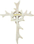 Rustic Antler Wall Cross 10 1/4 Inch