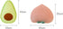 Skyseen Peach Shaped Pillow & Creative Fruit Cushion & Vivid Plush Stuffed Pillow 17.7"