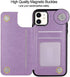 HianDier Wallet Case for iPhone 11 Slim Protective Case with Credit Card Slot Holder Flip Folio Soft PU Leather Magnetic Closure Cover for 2019 iPhone 11 iPhone XI, Mandala Purple