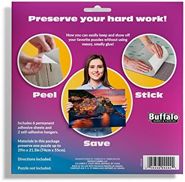 Puzzle Presto! Peel & Stick Puzzle Saver: The Original and Still the Best Way to Preserve Your Finished Puzzle!