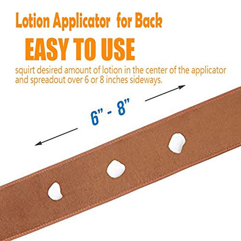 Back Lotion Applicators, Apply Lotion To Back Easily, Back Buddy Lotion Applicator For Back Self Applicator, Work With Self Tanning Mitt, Non- Absorbent Band