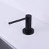 TUTEW Built in Sink Soap Dispenser, Kitchen Sink Soap Dispenser? Lotion Dispenser for Kitchen Sink, Matte Black Stainless Steel Pump Head,Sink Soap Dispenser with 17OZ Bottle