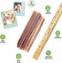 Nature Gnaws Super Skinny Bully Sticks for Small Dogs - Premium Natural Beef Dental Bones - Tasty Thin Dog Chew Treats for Toy Breeds & Puppies - Rawhide Free