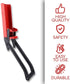 Red Can Crusher Wall Mounted Aluminum Can Crusher 16oz 12oz 8oz Heavy Duty Can Crushers For Recycling Wall Mounted Beer Can Opener And Crush Bottle Two Features In One Can Press