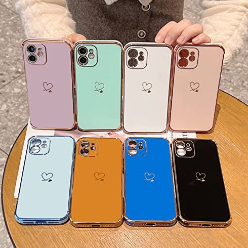 ottwn Compatible with iPhone 11 Case for Women Cute Soft TPU with 4 Corners Shockproof Protection 11 Phone Case Only, Full Camera Protection iPhone 11 Case (6.1 Inch)