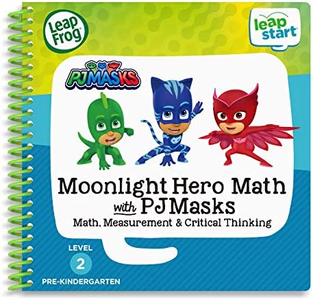 LeapFrog LeapStart 3D Moonlight Hero Math with PJ Masks Book, Level 2