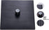 Shower Head GGStudy 8 inch Square Rain Stainless Steel High Pressure Oil Rubbed Bronze Shower Heads Rainfall Bath Shower Self-cleaning Silicone Nozzle