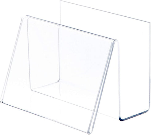 Plymor Clear Acrylic Deluxe Post Card Holder & Display, 6" W x 4.25" D x 4.5" H