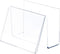 Plymor Clear Acrylic Deluxe Post Card Holder & Display, 6" W x 4.25" D x 4.5" H