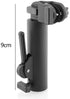 Double Lock Swivel Golf Cart Umbrella Holder, Angle & Internal Width Adjustable Umbrella Amount Universal for Bicycle Stroller, Baby Carriage, Wheelchair