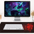 Extended Mouse Pad Anime Dragon Large Gaming Mouse Pad- 31.5x12inch Computer Keyboard Mouse Mat Mousepad Rubber Base and Stitched Edges for Game Players (Red)